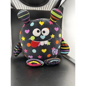 Little Miss Matched Black Silly Monster Pillow Buddy  13"  Plush Stuffed Animal